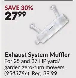 Princess Auto Exhaust System Muffler offer