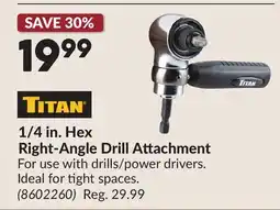 Princess Auto 1/4 in. Hex Right-Angle Drill Attachment offer