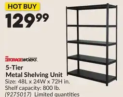 Princess Auto 5-Tier Metal Shelving Unit offer
