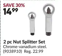 Princess Auto 2 pc Nut Splitter Set offer