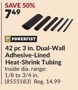 Princess Auto 42 pc 3 in. Dual-Wall Adhesive-Lined Heat-Shrink Tubing offer
