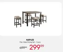 Meubles RD Naples - Pub Table and Stools 5 pcs offer