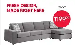 Meubles RD SECTIONAL WITH REVERSIBLE CHAISE offer