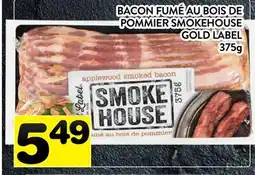 Supermarché PA BACON FUMÉ AU BOIS DE POMMIER |SMOKEHOUSE LABEL offer