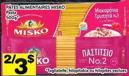 Supermarché PA PÂTES ALIMENTAIRES MISKO | Pasta offer