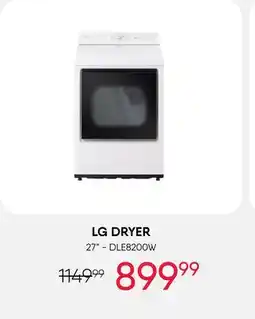 Meubles RD LG DRYER offer