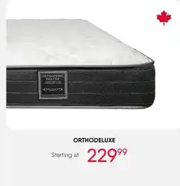 Meubles RD ORTHODELUXE Mattresses offer