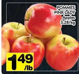 Supermarché PA PINK LADY Apples | POMMES offer
