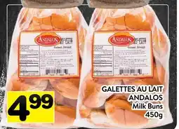 Supermarché PA GALETTES AU LAIT ANDALOS | Milk Buns offer