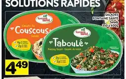 Supermarché PA SALADES FONTAINE SANTÉ | Salads offer