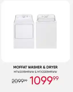 Meubles RD Washer & Dryer moffat offer
