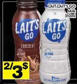 Supermarché PA LAIT LAIT'S GO Milk offer