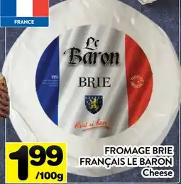 Supermarché PA FROMAGE BRIE | FRANÇAIS LE BARON Cheese offer