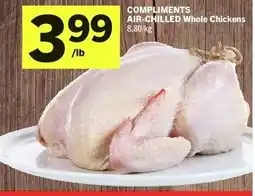 IGA Compliments air-chilled whole chickens offer