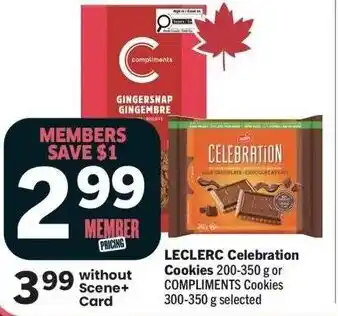 IGA Leclerc celebration cookies offer