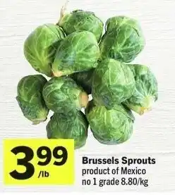 IGA Brussels Sprouts offer