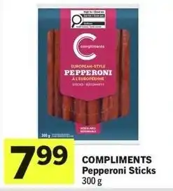 IGA Compliments pepperoni sticks offer