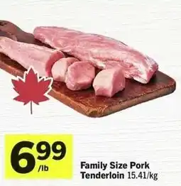 IGA Family Size Pork Tenderloin offer