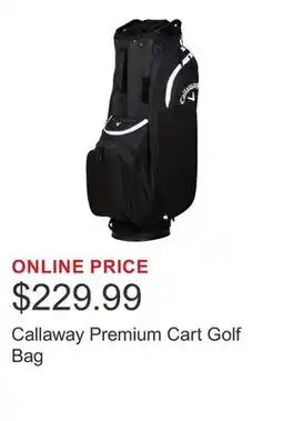 Costco Callaway Premium Cart Golf Bag offer