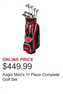 Costco Axglo Men's 11 Piece Complete Golf Set offer