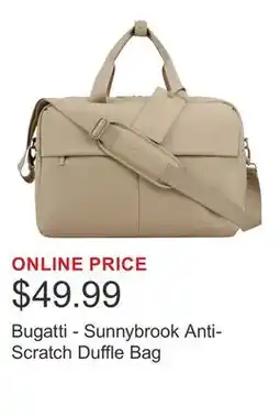 Costco Bugatti - Sunnybrook Anti-Scratch Duffle Bag offer