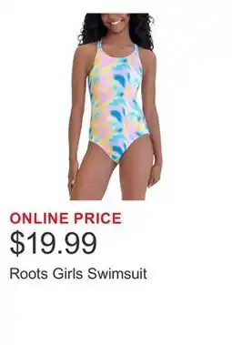 Costco Roots Girls Swimsuit offer