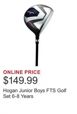 Costco Hogan Junior Boys FTS Golf Set 6-8 Years offer