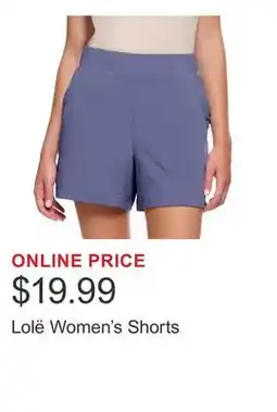 Costco Lolë Women's Shorts offer