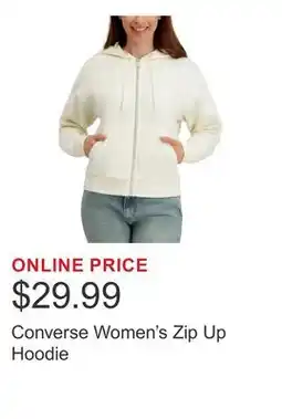 Costco Converse Women's Zip Up Hoodie offer