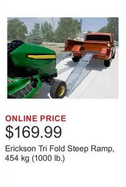 Costco Erickson Tri Fold Steep Ramp, 454 kg (1000 lb.) offer