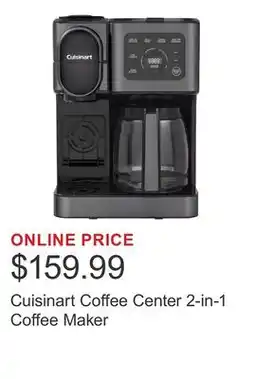 Costco Cuisinart Coffee Center 2-in-1 Coffee Maker offer