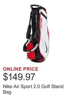Costco Nike Air Sport 2.0 Golf Stand Bag offer