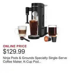 Costco Ninja Pods & Grounds Specialty Single-Serve Coffee Maker, K-Cup Pod Compatible offer