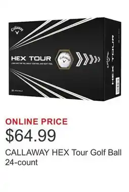 Costco CALLAWAY HEX Tour Golf Ball 24-count offer