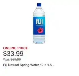 Costco Fiji Natural Spring Water 12 × offer