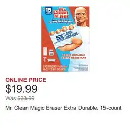Costco Mr. Clean Magic Eraser Extra Durable, 15-count offer