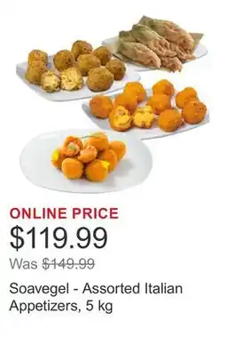 Costco Soavegel - Assorted Italian Appetizers offer