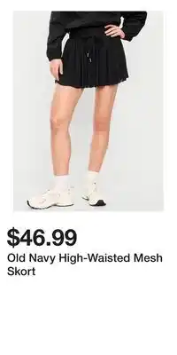 Old Navy Old Navy High-Waisted Mesh Skort offer