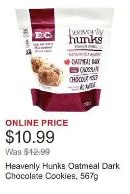 Costco Heavenly Hunks Oatmeal Dark Chocolate Cookies offer