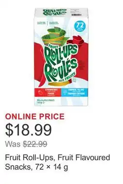 Costco Fruit Roll-Ups, Fruit Flavoured Snacks, 72 × offer
