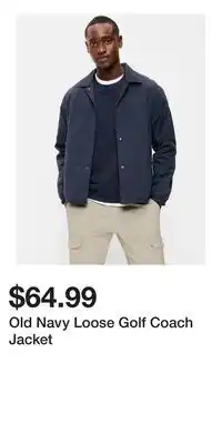 Old Navy Old Navy Loose Golf Coach Jacket offer