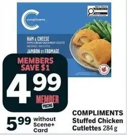IGA Compliments stuffed chicken cutlettes offer