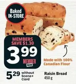 IGA Raisin Bread offer