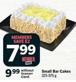 IGA Small Bar Cakes offer