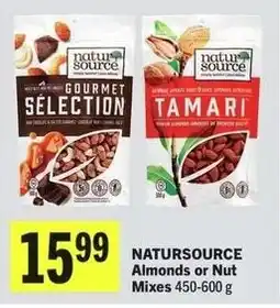 IGA Natursource almonds or nut mixes offer