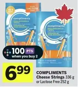 IGA Compliments cheese strings offer