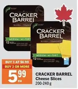 IGA Cracker barrel cheese slices offer