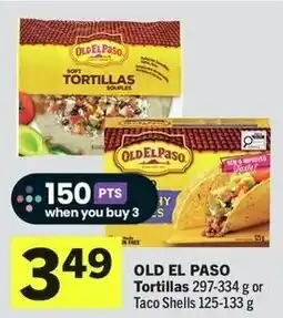 IGA Old el paso tortillas or taco shells offer