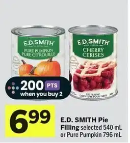 IGA E.D. SMITH Pie Filling offer