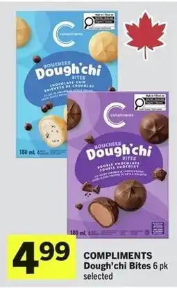 IGA Compliments dough'chi bites offer